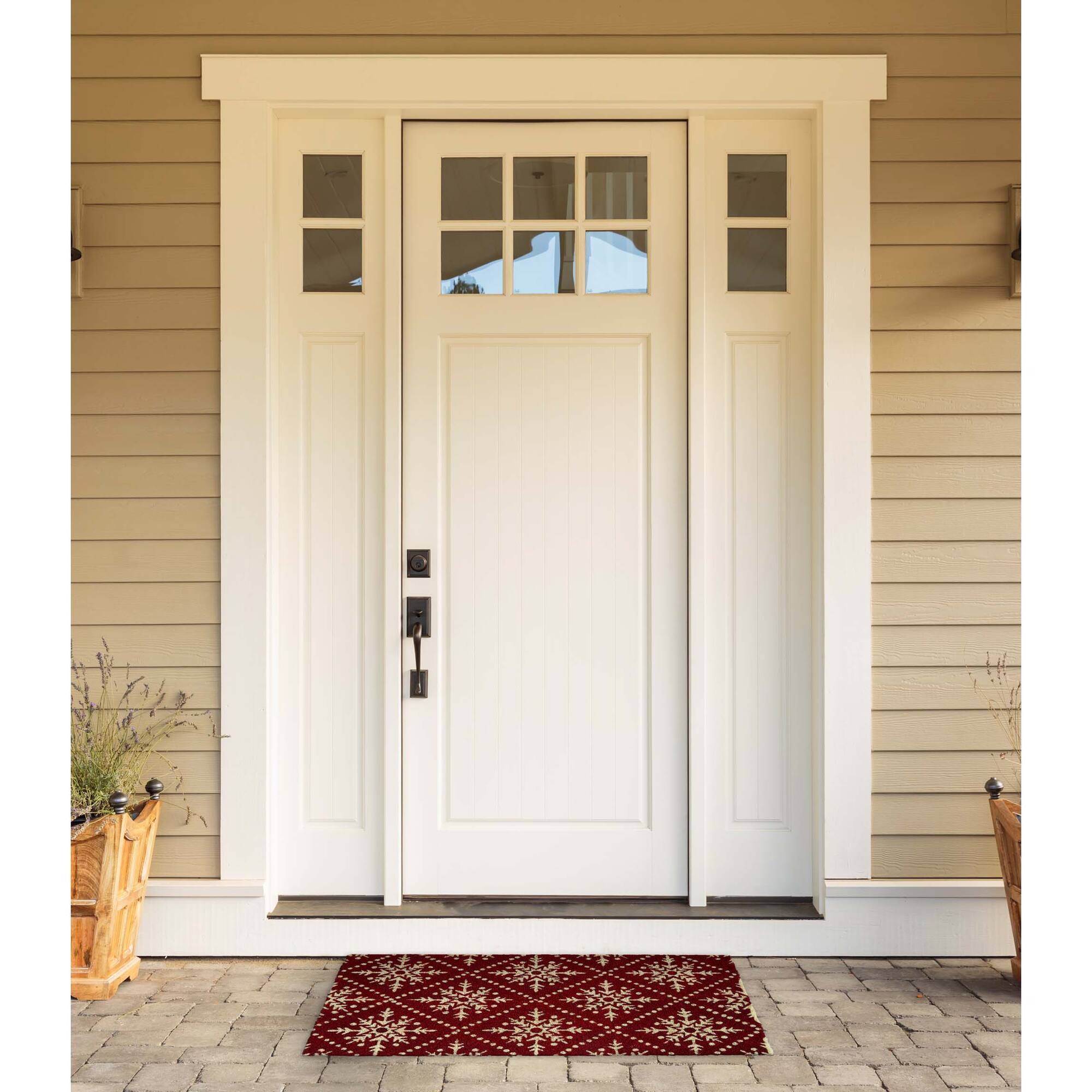 DII® Snowflake Lattice Doormat